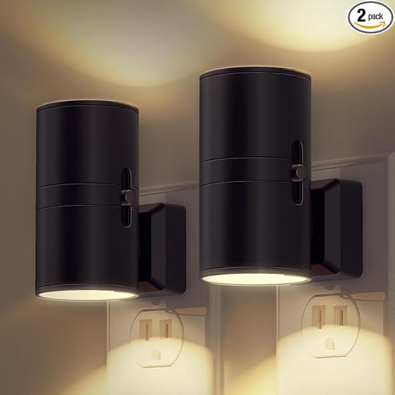 L LOHAS LED Night Light Plug in, Modern Night Lights Plug into Wall
