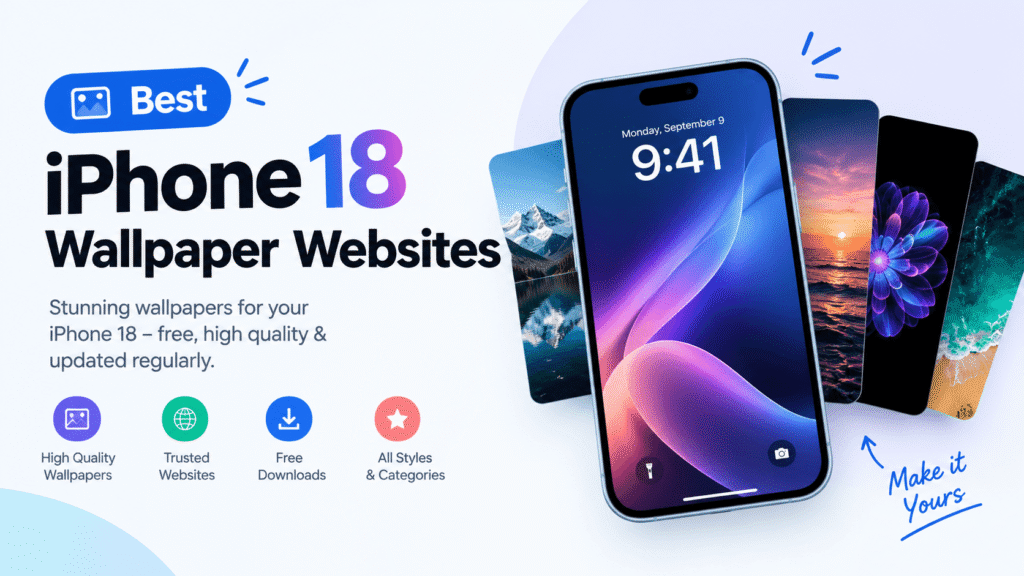 Best iPhone 18 Wallpaper Websites to Download HD and 4K Wallpapers